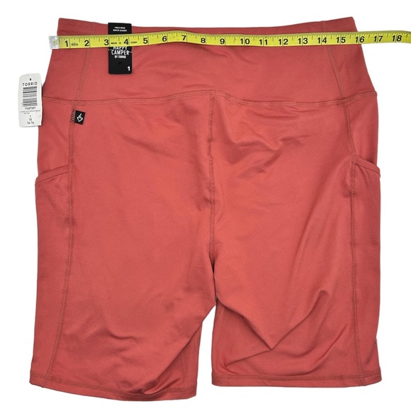 Torrid Women’s Plus Size Dusted Clay Happy Camper Active Bike Short Size 1X - Picture 8 of 9